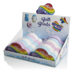 EXPOSITOR NUBES ARCO IRIS 12 UNIDADES