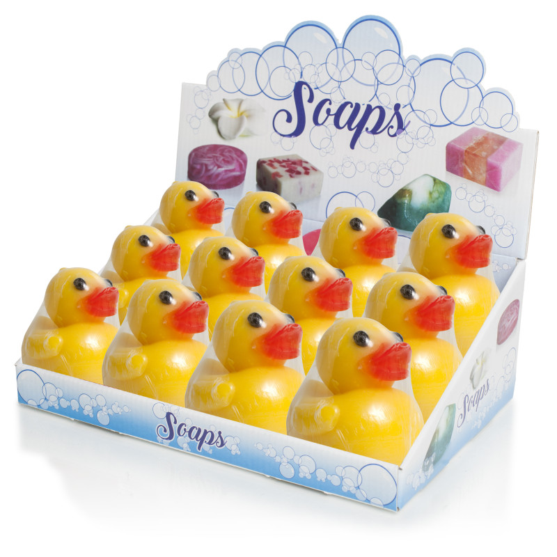 EXPOSITOR 12 UNIDADES JABONES PATITOS