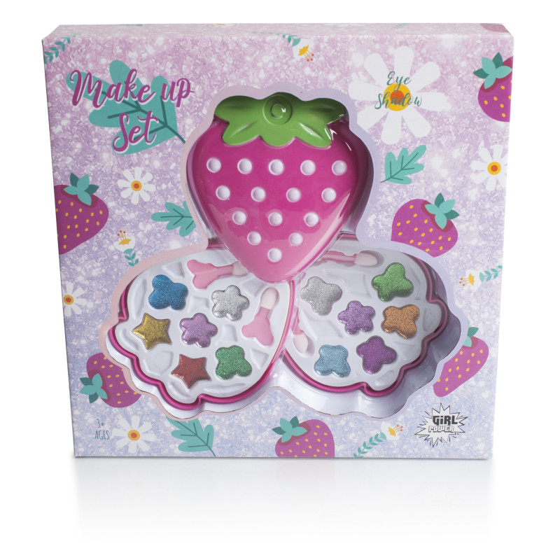 ESTUCHE MAQUILLAJE INFANTIL  FRESA