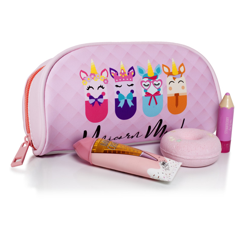 SET UNICOR MOOD, NECESER, BOMBA DE BAÑO Y BALSAMO LABIAL