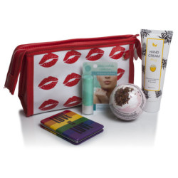 SET BESOS GIR POWER CON ESPEJO, BALSAMO LABIAL, CREMA DE MANOS, Y BOMBA DE BAÑO