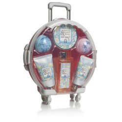 SET DE BAÑO MALETA TROLLEY CIRCULAR