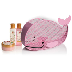 SET DE BAÑO BALLENA ROSA