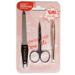 JUEGO DE CUIDADO PERSONAL, LIMA, TIJERA Y PINZAS