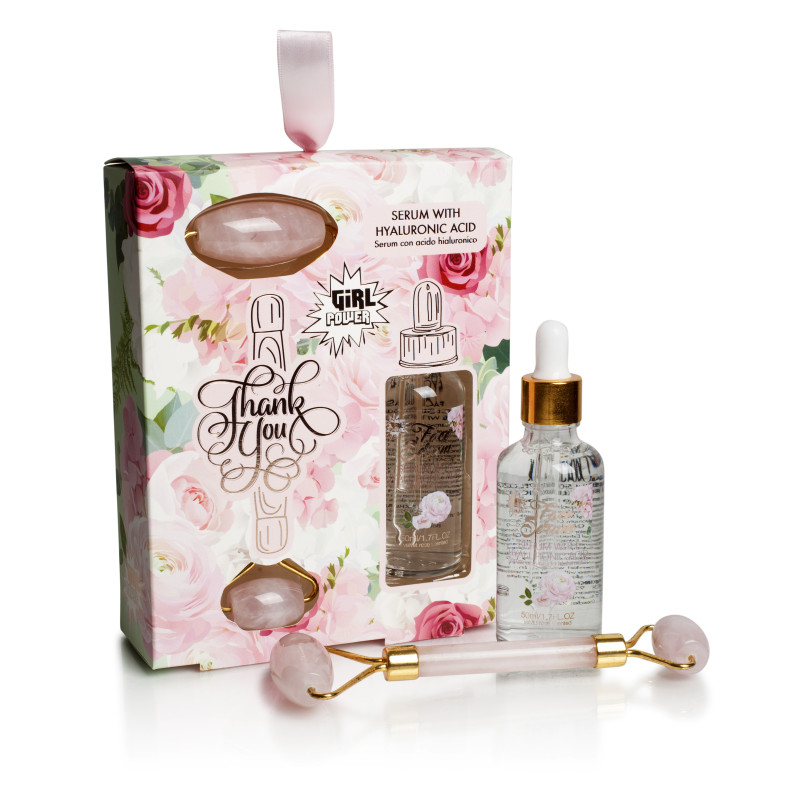 ESTUCHE FACIAL CON MASAJEADOR FACIAL Y SERUM ESTUCHE FACIAL CON MASAJEADOR FACIAL Y SERUM