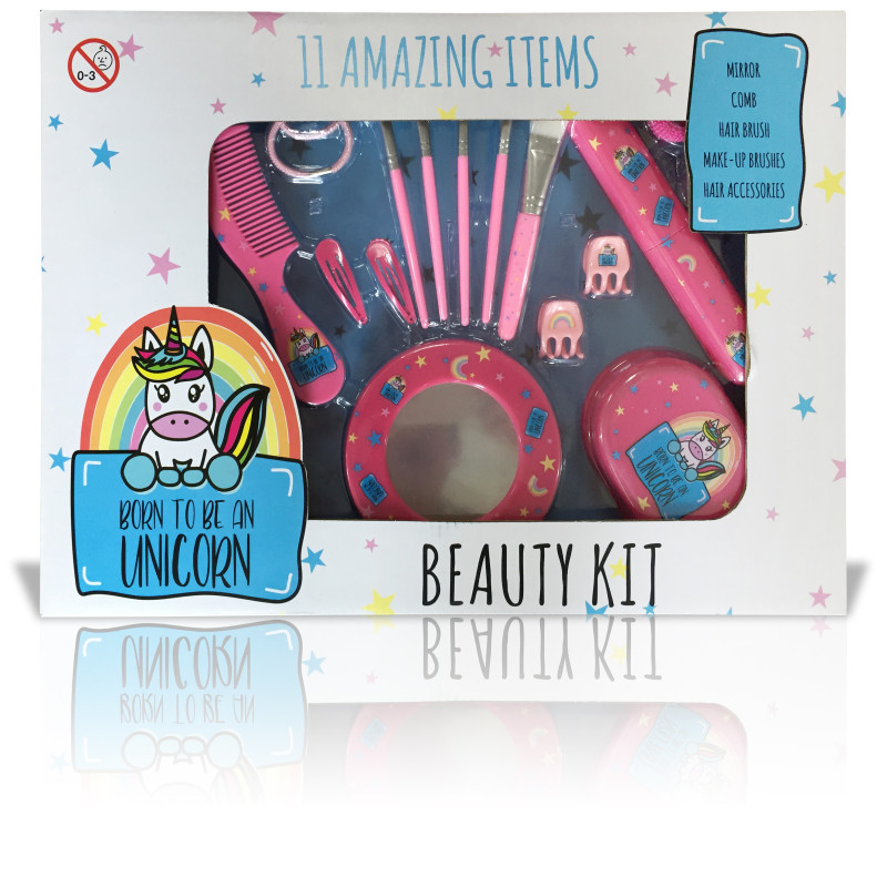 SET DE BELLEZA INFANTIL UNICORNIO. BORN TO BE AN UNICORN.