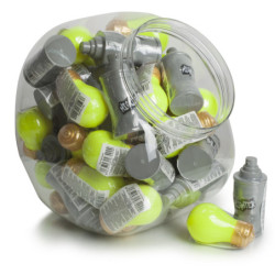 EXPOSITOR ROTULADORES FLUERESCENTES BOMBILLA Y SPRAY. 50 UNIDADES