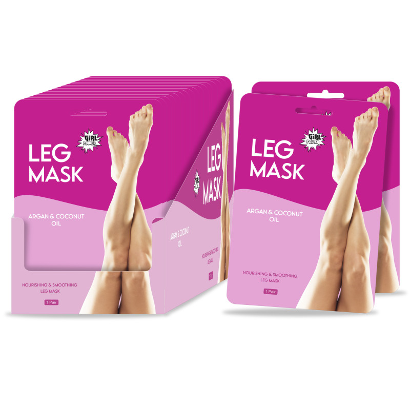 Mascarilla para piernas. Argán y Aceite de Coco.