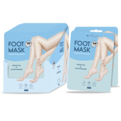 Mascarilla para pies. Aceite de Argán y Nicotinamida.