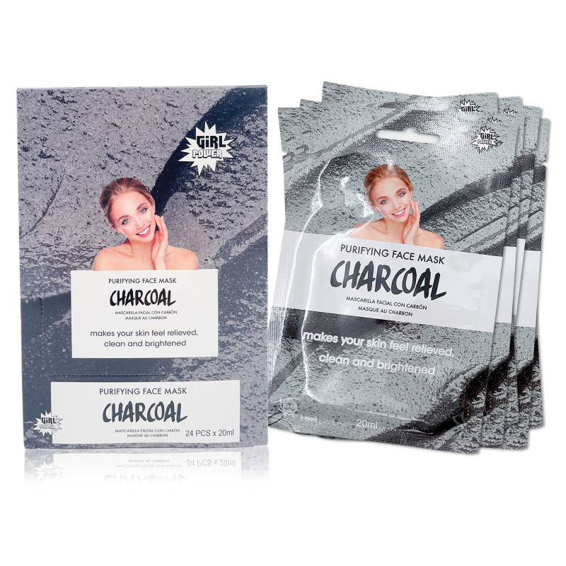 MASCARILLA FACIAL CON CARBON