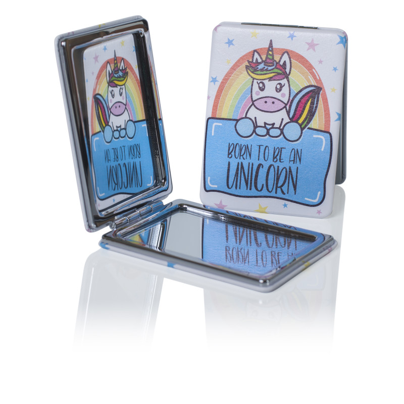 UNICORNIOS ESPEJOS DOS MODELOS. EXPOSITOR 12 UNIDADES