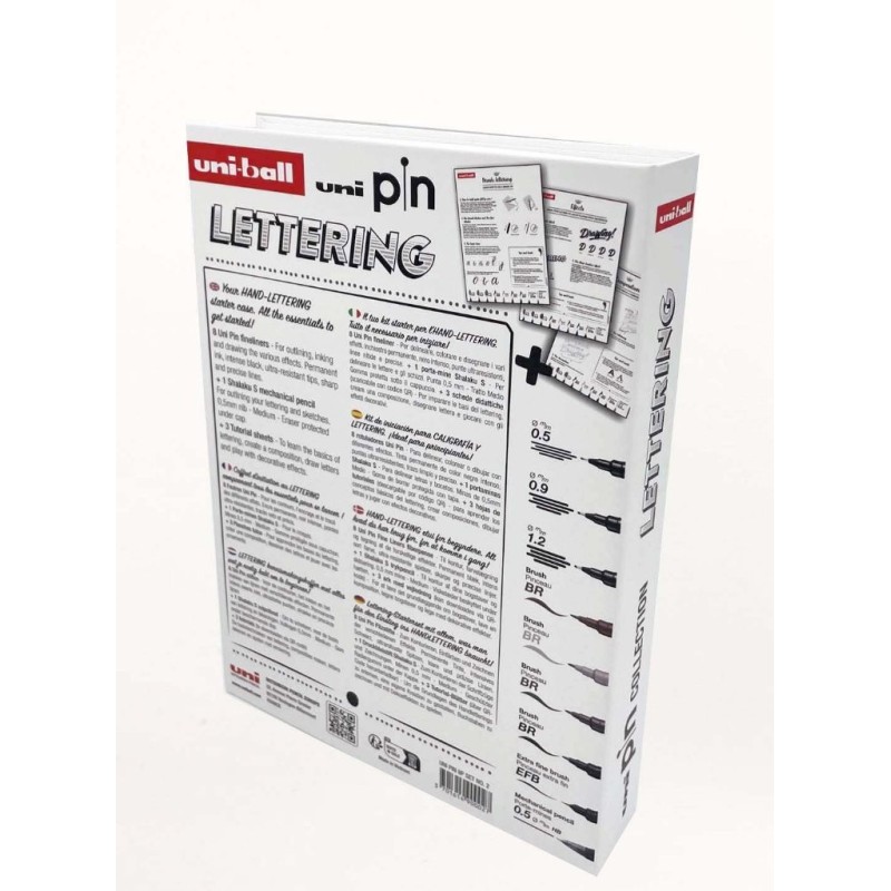 PIN SET 8P LETTERING STARTER KIT - NO2