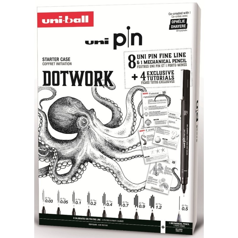PIN SET 8P DOTWORK STARTER KIT - NO4
