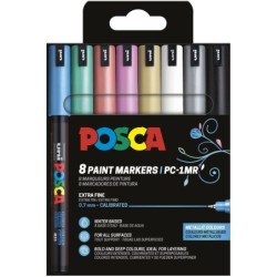 PC-1MR/8C SET COLORES METÁLICOS