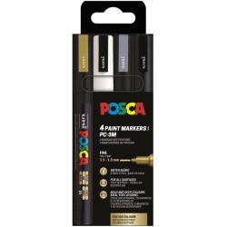 PC-3M/4C SET COLORES BWSG