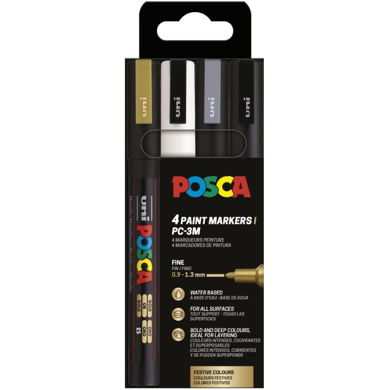 PC-3M/4C SET COLORES BWSG