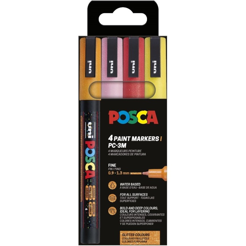 PC-3M/4C SET COLORES CÁLIDOS PURPURINA