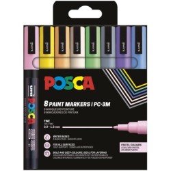 PC-3M/8C SET COLORES PASTEL