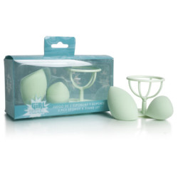 JUEGO DE 2  BLENDER Y SOPORTE. VERDE