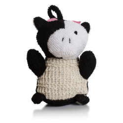 ESPONJA DE BAÑO VACA. 14X12X6