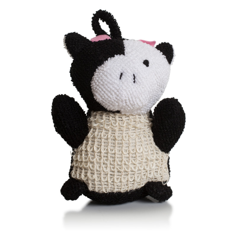 ESPONJA DE BAÑO VACA. 14X12X6