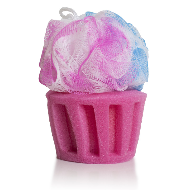 ESPONJA DE BAÑO MUFFINS 12X8X8