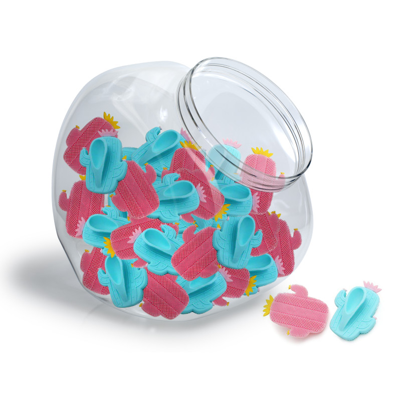 LIMPIADOR DE SILICONA CACTUS PECERA 36 UNIDADES