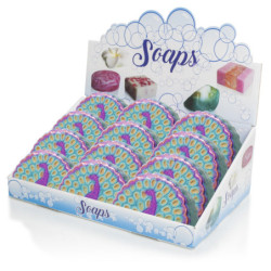 BOMBA DE BAÑO PAVO REAL 12 UNIDADES